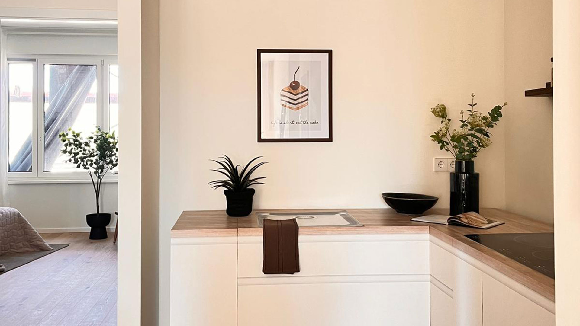 Küche der Musterwohnung im Zwieseler Hof